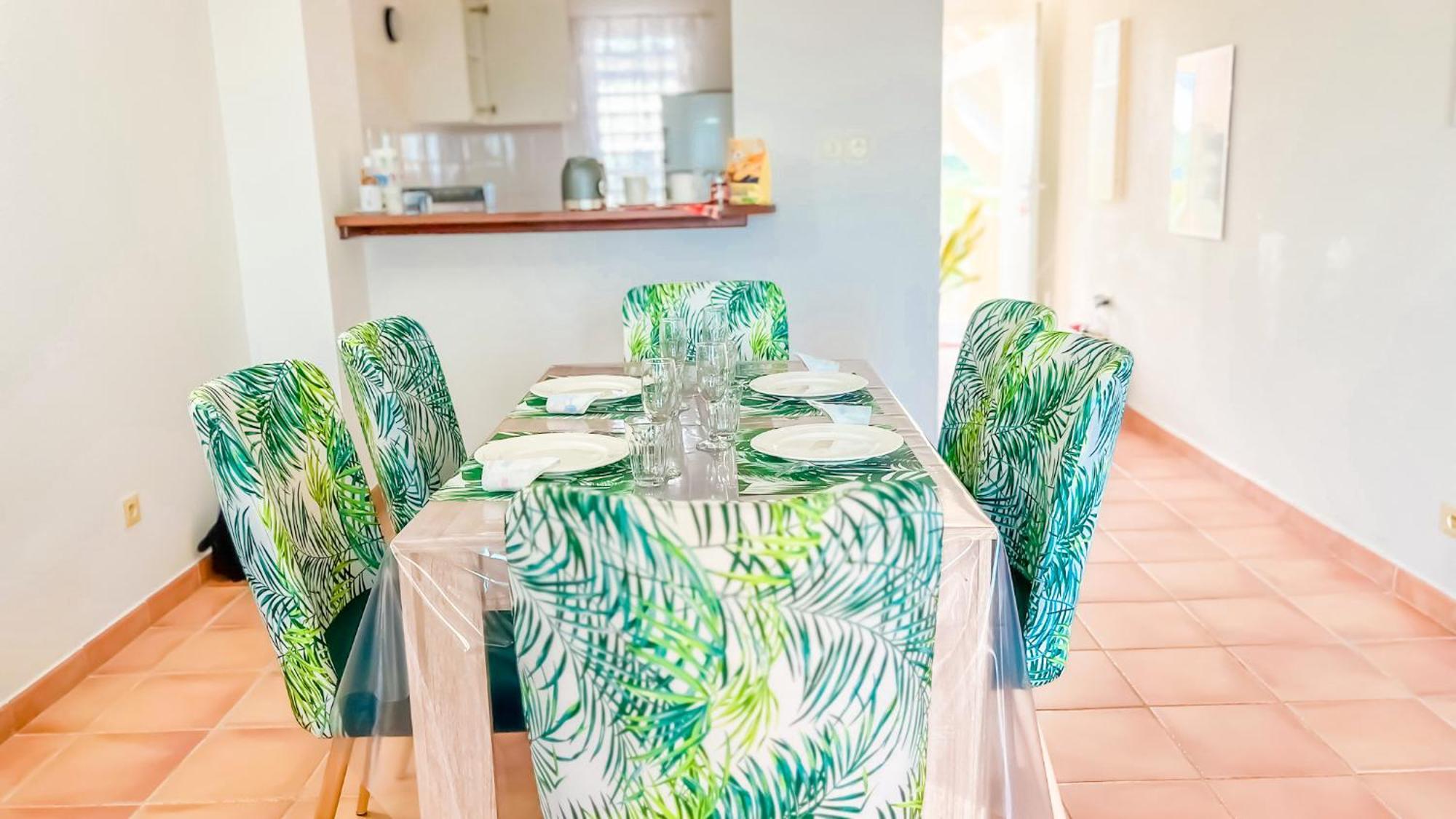 Magnifique Appartement Fleurs Caraibes - 6 Personnes En Residence Avec Piscine Privee - Sainte Anne Exterior foto